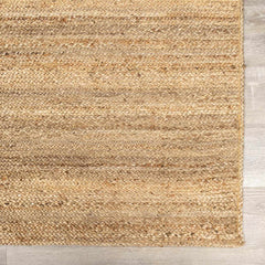 Shippagan Tan Jute Braided Rug - Ornate Home
