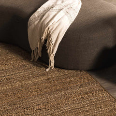 Shippagan Tan Jute Braided Rug - Ornate Home