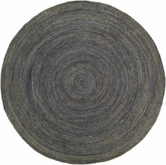 Shipshewana Dark Blue Jute Rug - Clearance - Ornate Home