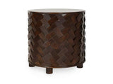 Shira Brown Round End Table - Ornate Home