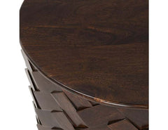 Shira Brown Round End Table - Ornate Home