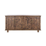 Shira Kona Brown 4 Door Buffet - Ornate Home