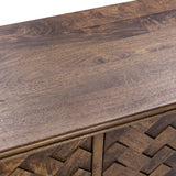 Shira Kona Brown 4 Door Buffet - Ornate Home
