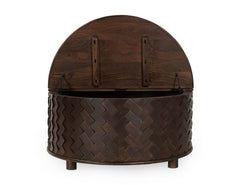 Shira Kona Brown Storage Coffee Table - Ornate Home