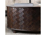 Shira Kona Brown Storage Coffee Table - Ornate Home