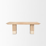 Shivon Light Brown Rectangular Dining Table - Ornate Home