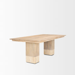 Shivon Light Brown Rectangular Dining Table - Ornate Home