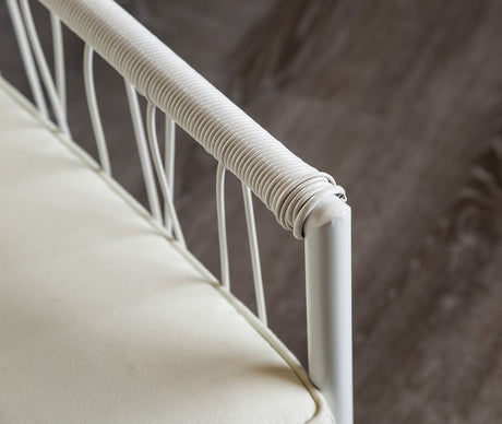 Shomari White 4 Pc. Outdoor Sofa Set - Ornate Home