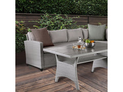Shonda Gray 3 Pc. Patio Dining Set - Ornate Home