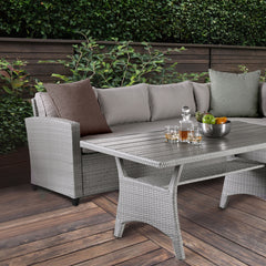 Shonda Gray 5 Pc. Patio Dining Set - Ornate Home