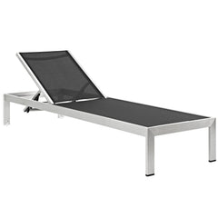 Shore Silver/Black 3 Piece Outdoor Patio Aluminum Set - Ornate Home