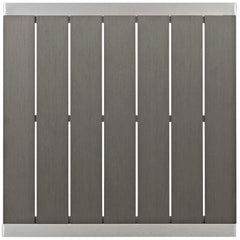 Shore Silver/Gray 3 Piece Outdoor Patio Aluminum Pub Set - 27.5x67.5" - Ornate Home