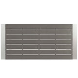 Shore Silver/Gray 7 Piece Outdoor Patio Aluminum Dining Set - Ornate Home