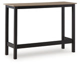 Shoreline Beach Black/Beige Counter Table Set (Set of 3) - Ornate Home