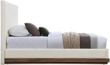 Shoreline Cream Fabric Upholstered Twin Bed (3 Boxes) - Ornate Home