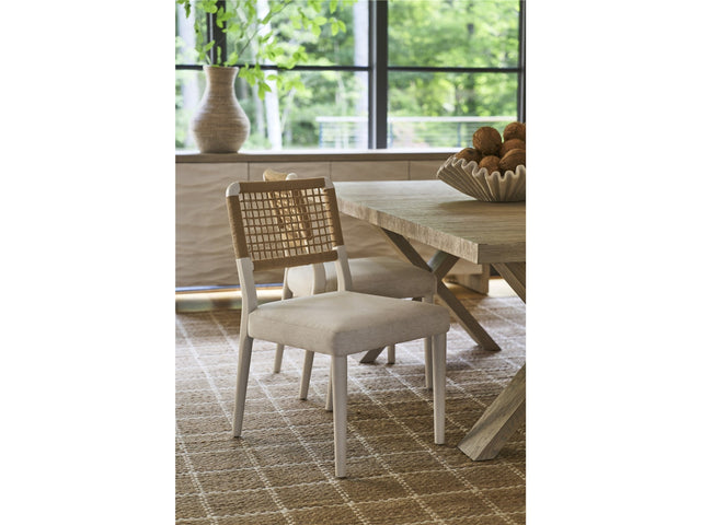 Shoreline Crypton Nomad Snow/White Pine Chair (Set of 2) - Ornate Home