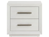 Shoreline White Pine 2 Drawers Nightstand - Ornate Home
