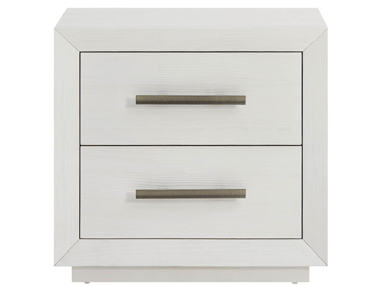 Shoreline White Pine 2 Drawers Nightstand - Ornate Home