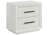 Shoreline White Pine 2 Drawers Nightstand - Ornate Home