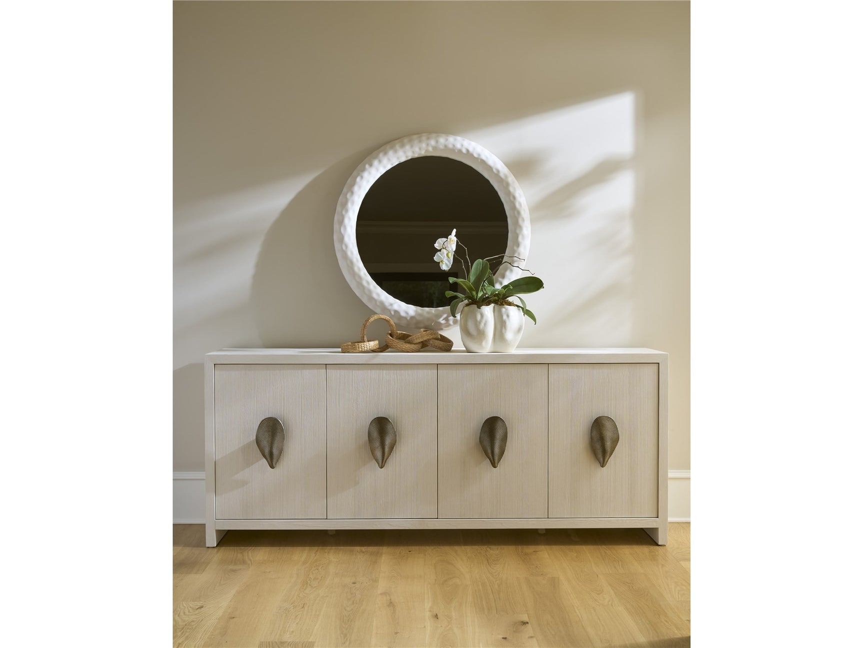 Shoreline White Pine Credenza (86" W) - Ornate Home