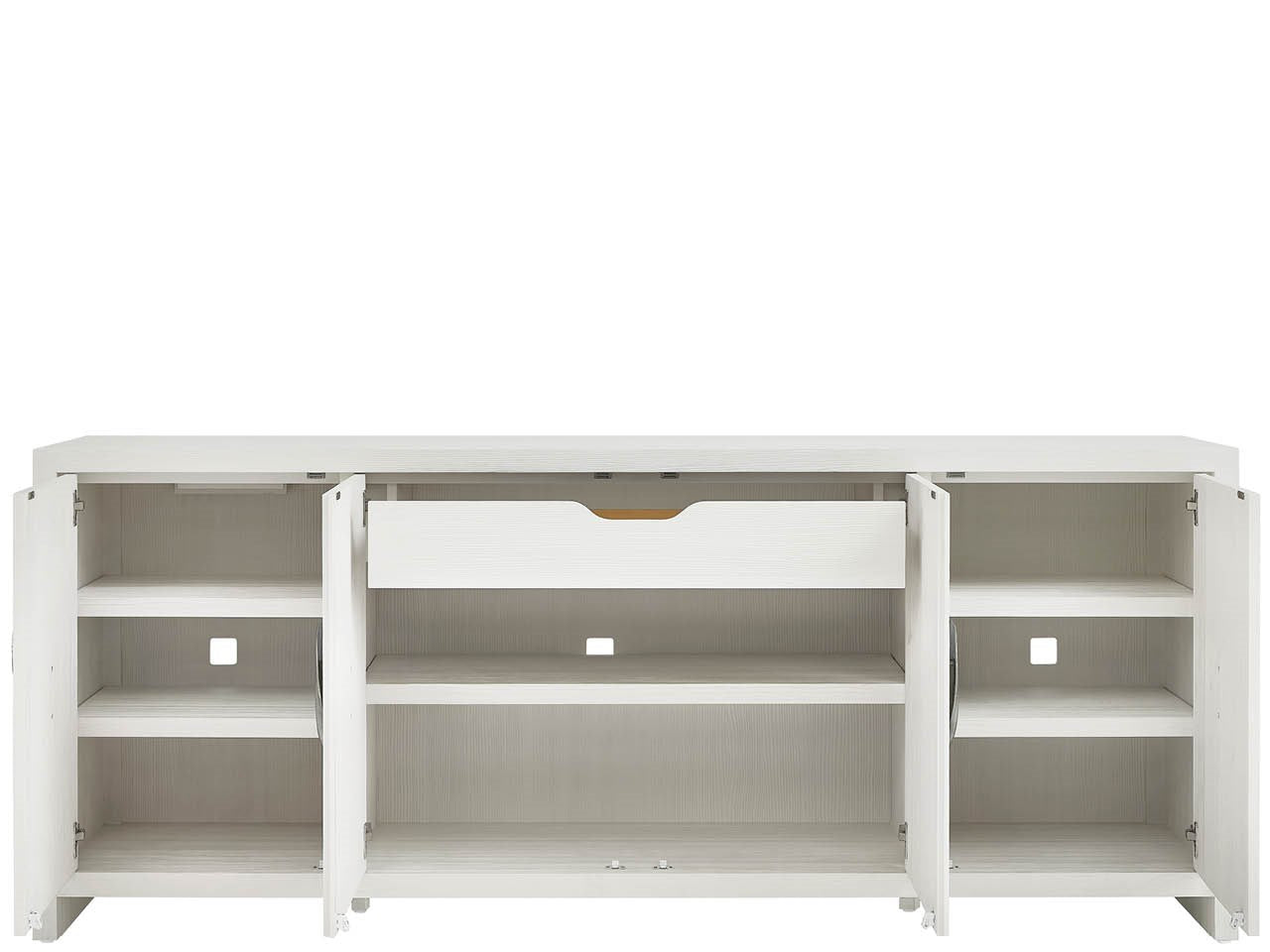 Shoreline White Pine Credenza (86" W) - Ornate Home