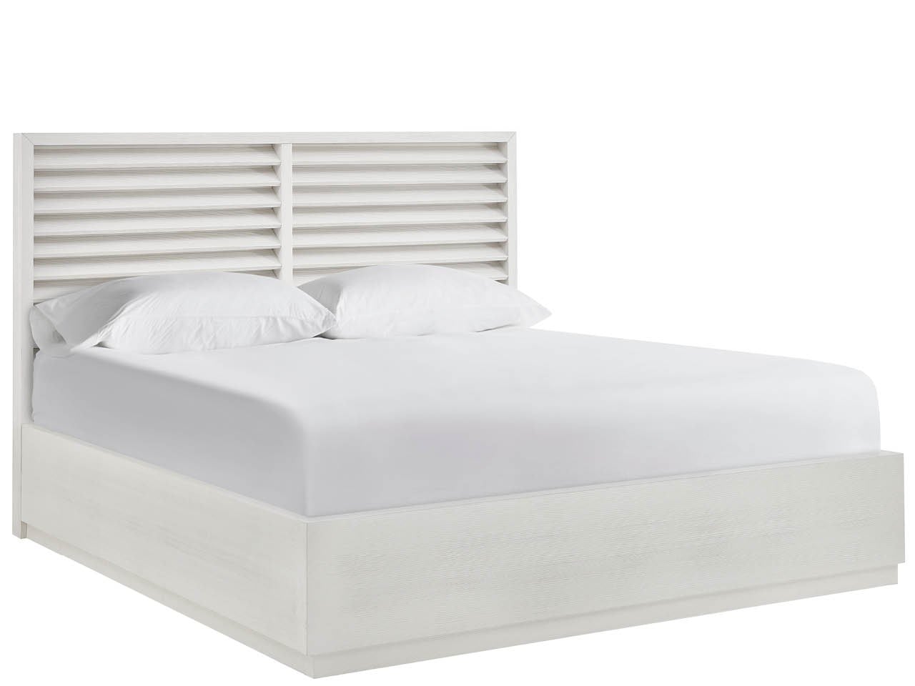 Shoreline White Pine King Panel Bed - Ornate Home