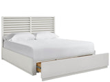 Shoreline White Pine King Panel Storage Bed - Ornate Home