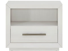 Shoreline White Pine One Drawer Nightstand - Ornate Home