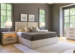 Shoreline White Pine Queen Panel Bed - Ornate Home