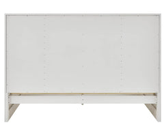 Shoreline White Pine Queen Panel Bed - Ornate Home
