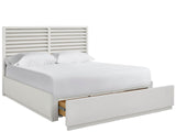 Shoreline White Pine Queen Panel Storage Bed - Ornate Home