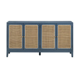 Shoreside Blue/Brown Four-Door Sideboard - Ornate Home