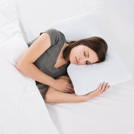 Shoulder Gel Dough + Z Gel White Queen Pillow - Ornate Home