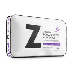 Shoulder Zoned Dough Lavender King Pillow - Ornate Home