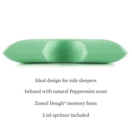 Shoulder Zoned Dough Peppermint Queen Pillow - Ornate Home