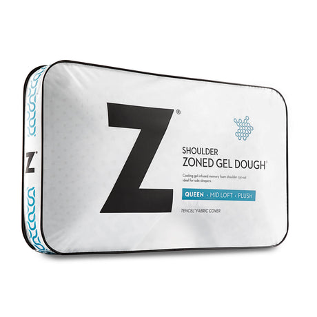 Shoulder Zoned Dough White King Pillow - Ornate Home