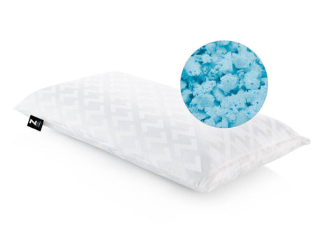 Shredded Gel Dough White King Pillow - Ornate Home