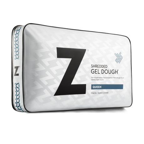 Shredded Gel Dough White King Pillow - Ornate Home