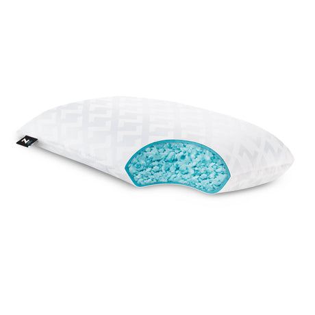 Shredded Gel Dough White King Pillow - Ornate Home