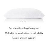 Shredded Gel Dough White King Pillow - Ornate Home