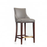 Shubert Barstool in Dark Taupe (set of 2) - Ornate Home