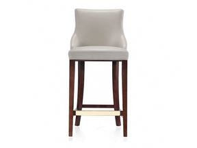 Shubert Barstool in Light Grey - Ornate Home