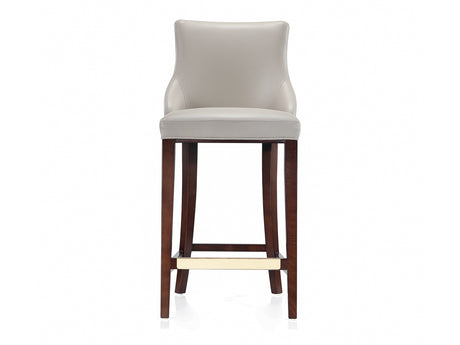Shubert Barstool in Light Grey - Ornate Home