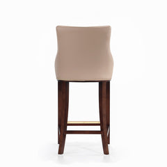Shubert Barstool in Tan (set of 2) - Ornate Home
