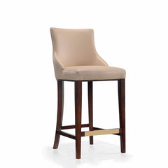 Shubert Barstool in Tan (set of 3) - Ornate Home