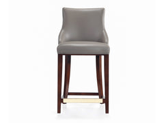 Shubert Counter Stool in Dark Taupe - Ornate Home