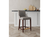 Shubert Counter Stool in Dark Taupe - Ornate Home
