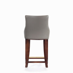 Shubert Counter Stool in Dark Taupe (set of 3) - Ornate Home