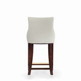 Shubert Counter Stool in Ivory (set of 2) - Ornate Home