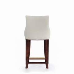 Shubert Counter Stool in Ivory (set of 2) - Ornate Home